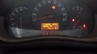 Remise à zéro du compteur après vidange - OPEL MOVANO B / RENAULT MASTER 3 / NISSAN NV 400/VAUXHAULL