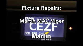 Martin MAC Viper Comm Errors SOLVED!