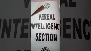 Aptitude / Intelligence Test Question and Its Logical Answer