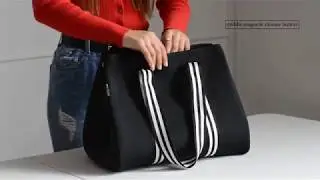 Aria Neoprene Tote Bag Video