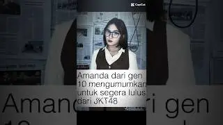 Semangatt mandd kita dukung kok keputusan kamu🥺😭 #Amanda #jkt48 #Shorts #fypシ゚