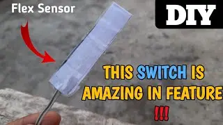 This is Zero Cost Switch !!! || arduino projects || How to make flex sensor