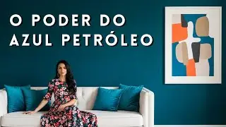 Psicologia das Cores: A Influ&ecirc;ncia Secreta do Azul Petr&oacute;leo no Humor da sua Casa