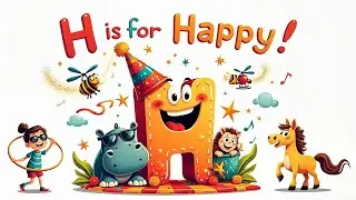 The letter 'H' is for Happy!