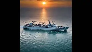iran drones air fleet carrier spot near enemy seashore ready to strike in gulf