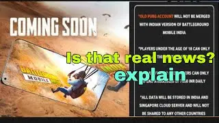 BATTLEGROUNDS MOBILE INDIA Official Launch - PUBG IS BACK!!!