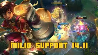 Highlights Milio support 14.11 + Aphelios Adc | Game play League ofl Legends