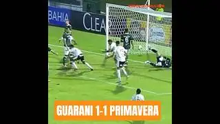 GOLS DE GUARANI 1x1 PRIMAVERA - FANTASMA EMPATA NO SEU 1&ordm; JOGO NA HIST&Oacute;RIA PELO PAULIST&Atilde;O