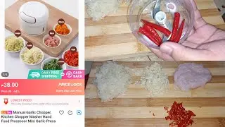 Мини-измельчитель еды всего за 38 песо (менее 1 доллара США) от Lazada Inboxing and Testing