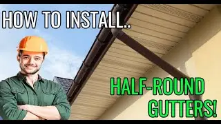 How to SOLDER & INSTALL Half Round Copper Gutter!!