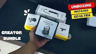 Unboxing Insta360 Go Ultra Creator Bundle | Black | Design Info| India #unboxing
