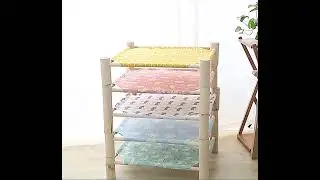 Little Pet dog removable and washable pet cat solid wood pet dog bed camp bed | Dog & Cat Supplies