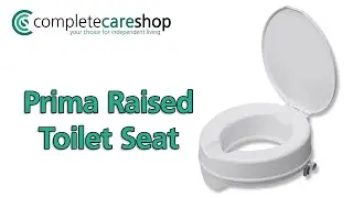 Prima Raised Toilet Seat - Contoured Design For Comfort