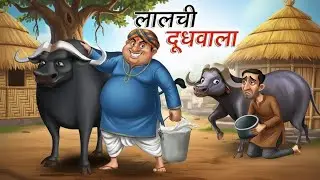लालची दूधवाला | LALCHI DOODHWALA | HINDI KAHANIYA | HINDI STORIES | HINDI KAHANI | MORAL STORIES