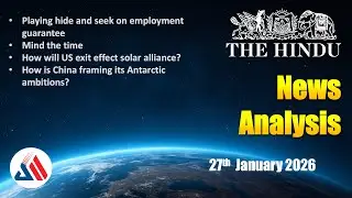 News Analysis | 27 Jan 2026 | The Hindu News Paper | UPSC Skill Metric