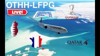 Doha-Paris/Qatar Airways B777 with @CaptainRomania