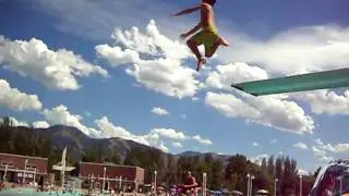 Davis Leaps From the High Dive