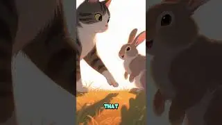Moral Story for Kids |The Cat and the Rabbit Story |  English Short Story #animation  #cartoon #cute