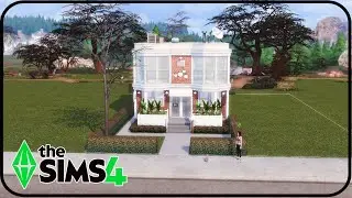 Building a Struggling Small-Town Caf&eacute; + Apartment | Sims 4 LIST Save| NO CC