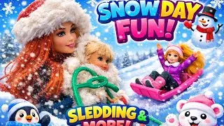 Barbie- Rosie and Ellas Snow day Fun