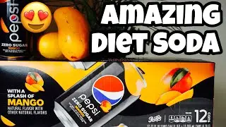Amazing NEW Mango Zero Sugar Diet Pepsi Soda! ULTIMATE Low Calorie Beverage with Hint of Paradise!!