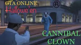 GTA Online ! HALLOWEEN ! Killer Clown! Pennywise??