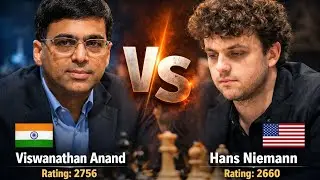 || World Champion Anand Dominates Hans Niemann in 49 Moves || #chess @BestChessChannelll 