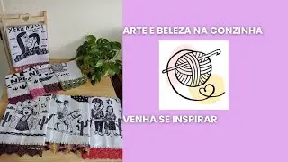 Arte e beleza na cozinha em crochê | venha se inspirar 🧶🫶🏻