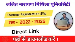 Dummy Registration Session 2022   2025 || Part 1 Session 2022 - 2025 Download