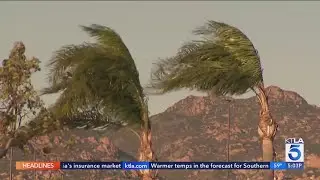 High wind warnings in effect throughout L.A., Ventura counties