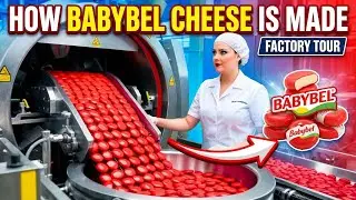Как производится сыр BABYBEL | За кулисами производства (полный процесс) | Главный производственн...