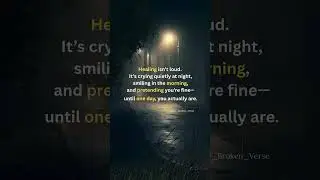 Healing Takes Time 🌙 | Emotional Healing Motivation | Deep Quotes #Shorts #viral #trending #healing