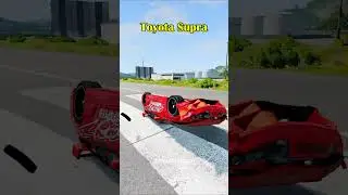 Supercars vs Speed Bump Test | BeamNG Drive @beamngharsh #beamngdrive #shorts