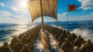 100 Battanian vs 10 Pirates Ships at Night | Mount & Blade 2 Bannerlord
