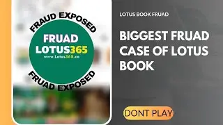 10 LAKHS KA FRUAD Kr Diya CLIENT KE Sath LOTUS365  #lotus365 #Fruad #Scam