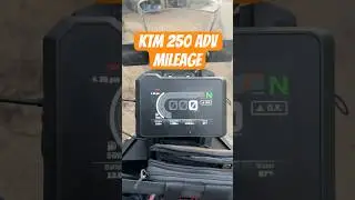 Mileage on my KTM 250 Adventure console. Not what I expected! 😨 #ktm #ktmoffroad #ktmadventure
