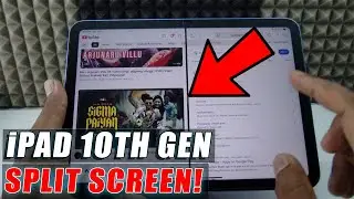 how to split screen on ipad 10th generation?