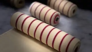 Raspberry pan au chocolate/ Advanced lamination technique
