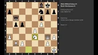 Wilfried Paulsen - Fritz Riemann | Center Game: Berger Variation | 1885