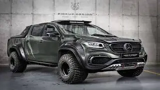 Mercedes X-Class получил обвес Pickup Design и роскошный интерьер Carlex