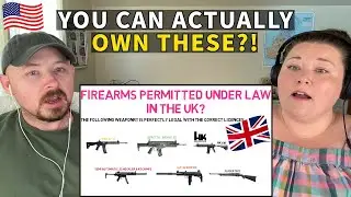 Americans React to UK Gun Laws - They Aren't Illegal??