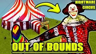 Exploring NIGHTMARE CIRCUS out of bounds! 🤡🎃 | The Mimic Nightmare Circus | ROBLOX Ro-Break