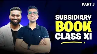 Subsidiary Book | PART-3| Purchase Return Book | Class 11| Accounts | Prashant sir | Shubham Jagdish