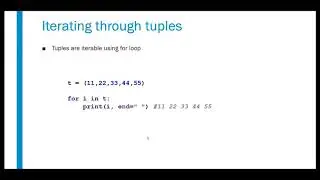 Tuples in Python - Part - 2.14