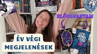 A legvártabb év végi könyves megjelenések 2025-ben