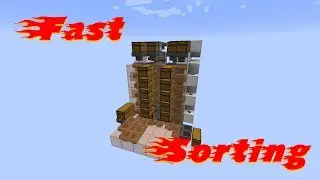 Minecraft: Fast Multi-Item Per Chest Sorting System