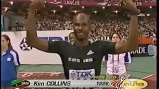When KIM COLLINS WON THE WORLD CHAMPIONSHIP FROM LANE 1