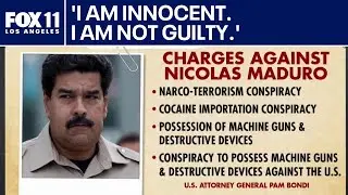 Maduro pleads not guilty