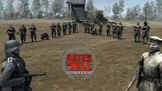 German squad vs Soviet squad. Call to Arms-Gates of Hell: Ostfront editor scenario