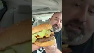 A&W Ruffles Crunch burger... clearly i'm a masochist for doing this to myself